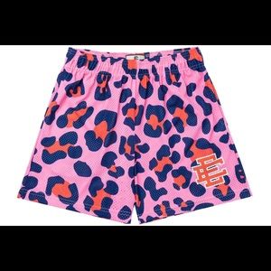 Eric Emanuel EE Pink Cheetah Print Basic Shorts | Size XL | New In Bag